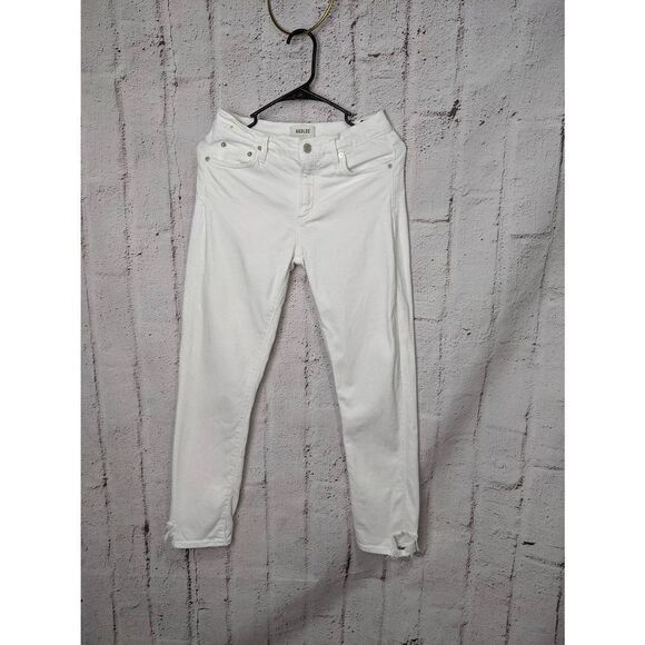 Agolde White Ankle & Cropped Jeans - Picture 1 of 10